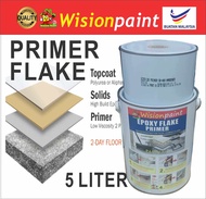 5L FLAKE PRIMER GREY Wp ( WITH HARDENER ) 5L / FOR FLAKE COLOUR EPOXY / Wisionpaint