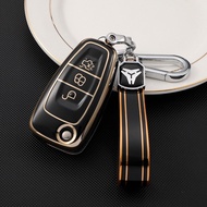 เคสรีโมตกุญแจ แบบพับได้ สําหรับ Ford พวงกุญแจ ford เคสกุญแรถยนต์ ford ranger t6/focus 2012