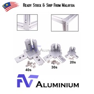 L type 3-dimensional bracket 2020 3030 Concealed 3-way corner connector EU standard 20/30/40 series 