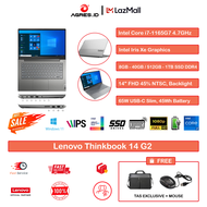 LAPTOP LENOVO THINKBOOK G2 INTEL CORE I7 1165G7 16GB 512SSD OS W11 14.0FHD IPS