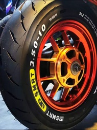 ยางอะซีวีเอ็ม SMRT ขนาด 10/12 นิ้ว ยางอะซีวีเอ็มแบบร้อนครึ่งวงเลี้ยวสำหรับรถจักรยานยนต์ไฟฟ้าในช่องเส