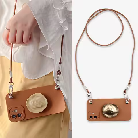 Crossbody Lanyard Case For Samsung Galaxy S24 Ultra S22 S21 Plus S20 S23 FE Note 20 A55 Protect Stra