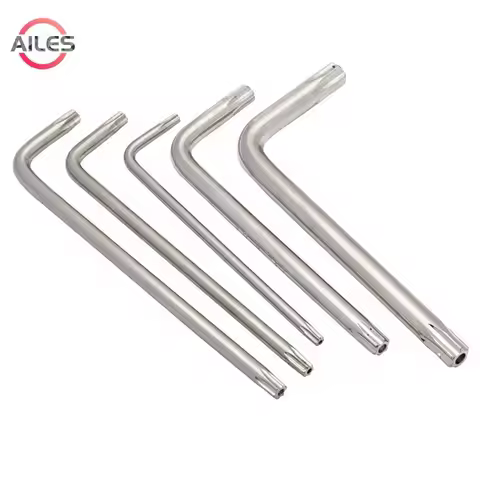Six Lobe Torx Head Tamper Proof Security Bolt Key Wrench T10 T20 T25 T30 T40 T45 T50 Carbon Steel Al