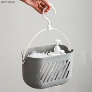 Plastic Hanging Storage Basket Hanging Shower Caddy Organizer Basket with Hook for Bedroom Livingroo