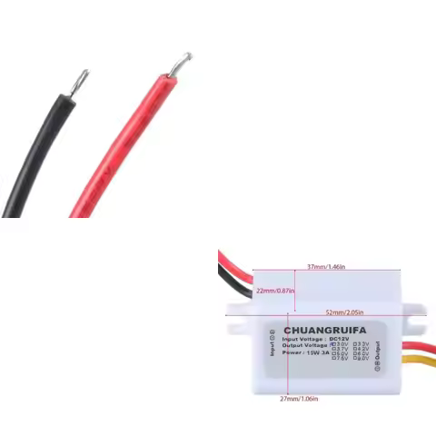 Converter 12V Step Down To 3V 3A 15W Power Supply Module for DC