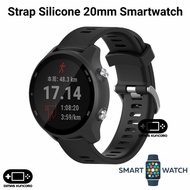 Strap Silicone 20Mm Aukey Smartwatch Sw-1P Sw-1S Sw-1 Silikon Tali Jam