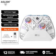 Aolion K10 Gamepad with Charging Dock RGB Wireless Gamepad Hall Effect Joystick Trigger for Nintendo