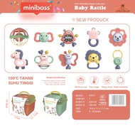 Baby Teether Box 11pcs Rattle Teething Kit Baby Bite Toys Teether Baby Toys 3 Months