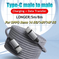 KAIYUE PD 60W USB C  to USB C Fast Charger Extension long  Data Cable for  OPPO Reno 14 5G/14F/14F 5