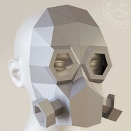 數碼 DIY紙防毒面具（呼吸器） Papercraft 可列印 PDF