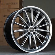 RAXER LUXEDO 15 20x9.0/9.5JJ 5x112/114.3 ET40 HYBER BLK POLISH LIP