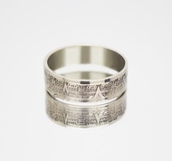 墨西哥硬幣戒指 10 分 1936 年墨西哥硬幣戒指男士硬幣戒指