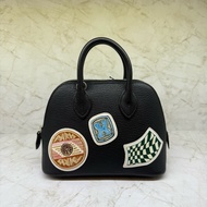 HERMES限量收藏款徽章MINI BOLIDE 1923 Travel 黑色