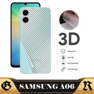 LAYAR Garskin Carbon SAMSUNG A06 Back Screen Protector Cover