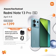 Xiaomi Redmi Note 13 Pro 5G Smartphone | 8GB+256GB, 200MP OIS Camera, 1.5K 120Hz display, 67W turbo charging