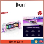 Divoom Times Gate Pixel Art, pantalla publicitaria, arbitrary screen RGB pseudo glow tube clock esports table decoration，color rosa