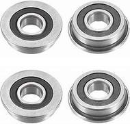 F695-2RS Bearings, 5x13x4mm Ball Bearing F695 RS Double Rubber Sealed Shielded Bearing ID 5mm, OD 13