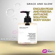Grace and Glow English Pear and Freesia Anti Acne Solution Body Wash -