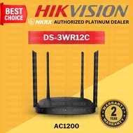 Hikvision DS-3WR12C AC1200 Wireless Router | Beamforming | 5-dBi | Dual Band