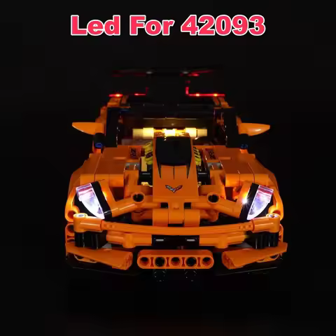 LED Light Kit For LEGO Technic Chevrolet Corvette ZR1 42093 Light UP Your Building Blocks (Only LED 