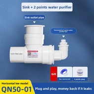 FANSHENG | Triple Connection Kitchen Pipe Adapter