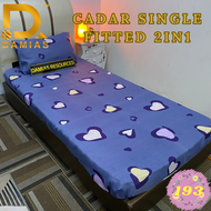 CADAR/SARUNG KATIL TILAM SINGLE FITTED