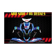 Decals, Sticker, Motorcycle Decals for Yamaha Mio soul I 115, 025,Movista