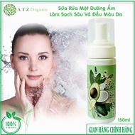 Sữa Rửa Mặt  Tinh Chất Bơ dầu dừa thảo mộc chưng cất độc quyền ATZ 150ml - Dưỡng Ẩm Làm Sạch Sâu Giú