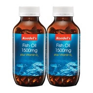 KORDEL'S Fish Oil 1500mg + Vitamin D3 2 x 120's