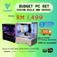 Vanguard IT Budget PC Set | Gaming PC | Graphic Design PC | GTA5/wukong/csgo/dota/lol/valorant game