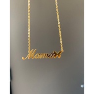 Girls' Name Necklace Name Necklace Custom Name Pendant Necklace