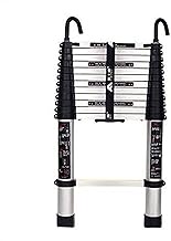 Aluminium Extension Ladder Telescopic Ladder with Roof Hook Little Giant Ladder Loft Ladder Non-slip Feet and Step 150kg Capacity (Size : 1.5m/4.9ft) lofty ambition