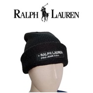 美國【POLO RALPH LAUREN(RL)】 黑色毛帽