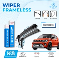 SUZUKI 1 SET Car Wiper Ignis Soft Frameless Model Pair RightKiri
