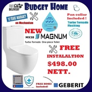 (Climate voucher OK) Magnum M938 toilet bowl NEW rimless Turbo tornado flushing Toiletbowl with inst