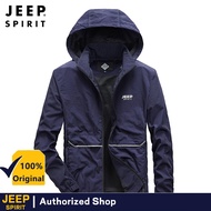 หมวกเสื้อแจ็กเก็ตปีนเขา JEEP SPIRIT ผู้ชายถอดออกได้