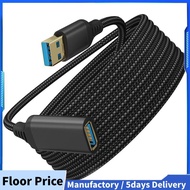 USB 3.0 Type a Male-To-Female Extension Cable,  Braided Material, High Data Transmission Cable (0.5 