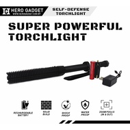 [[ READY STOCK ]] HERO GADGET SUPER POWERFUL TORCHLIGHT. ALLOY MATERIAL. ZOOM IN & OUT FOCUS. ADJUST
