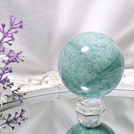 頂級稀有天河石 十字紋 圓滿 幸運 收藏 有球必應 晶球擺件 禮物