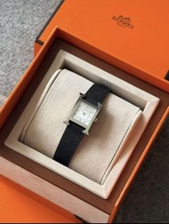 門市現貨Hermes Heure H手錶25mm黑銀