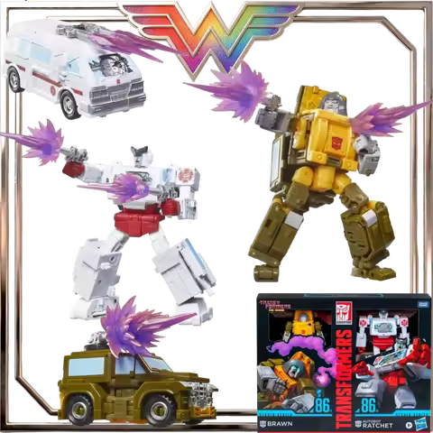 In stock Hasbro Transformers toys Studio Series SS86-27-28 Brawn＆Ratchet Model Robot Collection Acti