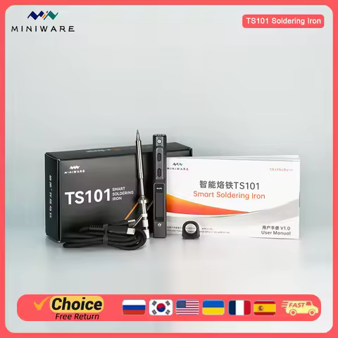 MINIWARE TS101 Portable Soldering Iron PD3.1 90W OLED TS100 Upgrade Version Adjustable Temperature D