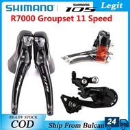 SHIMANO 105 R7000 Groupset 2x11 Speed R7000 Derailleurs Road Bicycle ST+FD+RD Dual-Control Lever