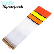WUDILE 10Pcs/Set Floating Stem Tubes Kits  Tube Peche 2.0/3.0G Tackle Accessories