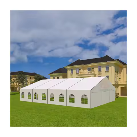10x12 10x15 10x20 10x30 10x40 10x50 20x30 White Pvc Wedding Hall Banquet Marquee Event Party Tent fo