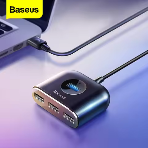 Baseus USB HUB USB 3.0 USB C HUB for MacBook Pro Surface USB Type C HUB USB 2.0 Adapter with Micro U