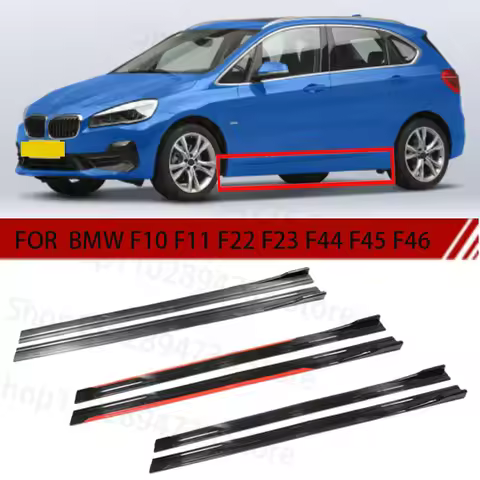 FOR F10 F11 F22 F23 F44 F45 F46 520i 528i 535i 2M Car Side Skirt Extension Plate Lip Separator Bumpe