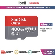 SanDisk Ultra 400GB 100MB/s 4K Ultra HD A1 microSDXC UHS-I Memory Card (SanDisk Malaysia) (SDSQUAR-4