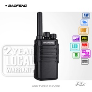 BAOFENG Portable Mini Two-Way Radio - Black (4W) BF-V8A