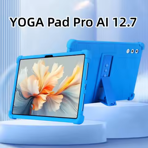Silicon Airbags Shockproof Cover For Lenovo Yoga Pad Pro AI (TB520FU) 12.7" Tablet Case Multi-Angles